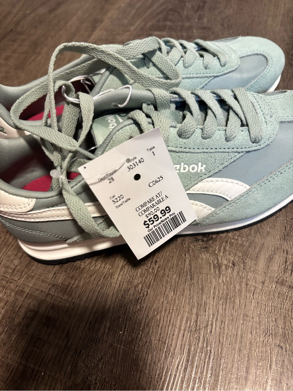 Reebok Retro Runner Sneakers in Mint and White